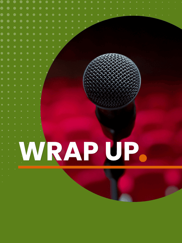Wrap up by Emcee